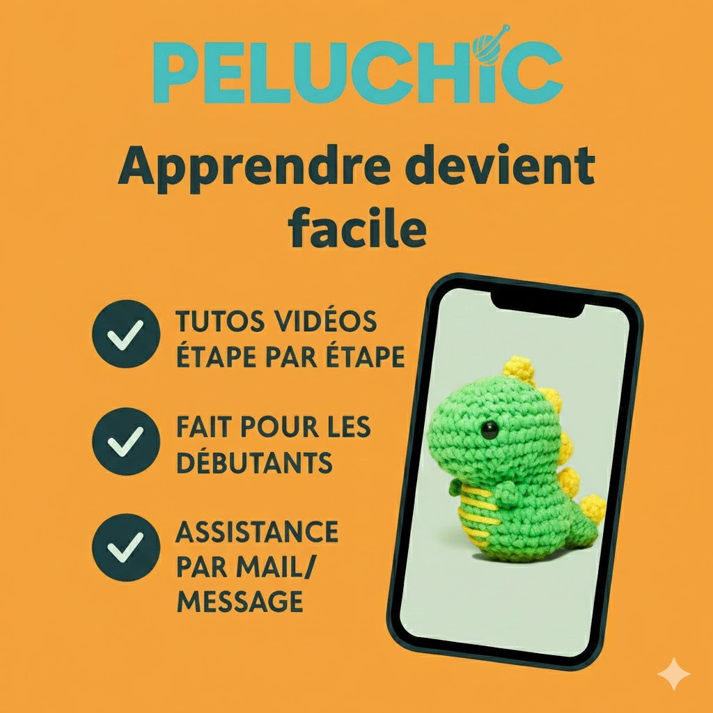 Kit Crochet Débutant | Donne vie à Fred le Dino