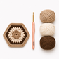 Kit crochet | Dessous de verre | Kit DIY débutant | MyPeluchic