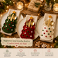 Kit crochet débutant porte-couverts sapin de noël | Décoration de table DIY | MyPeluchic