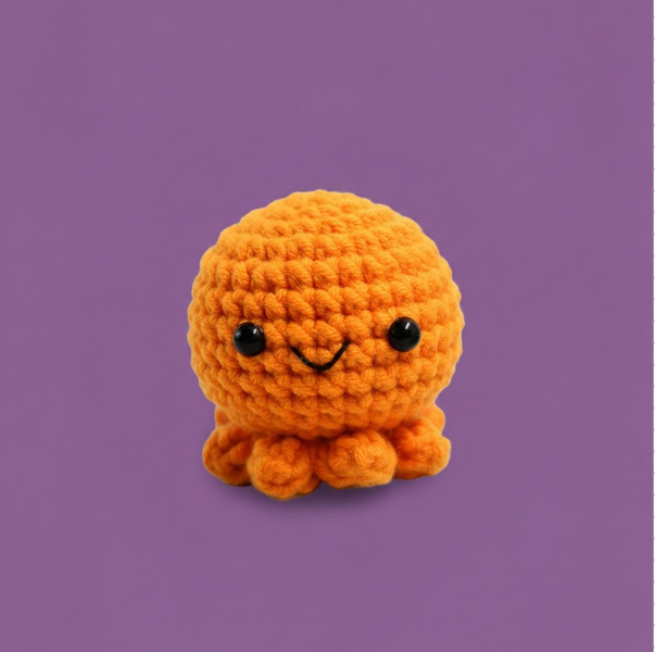 Kit crochet | Poulpe amigurumi | Kit DIY débutant | MyPeluchic