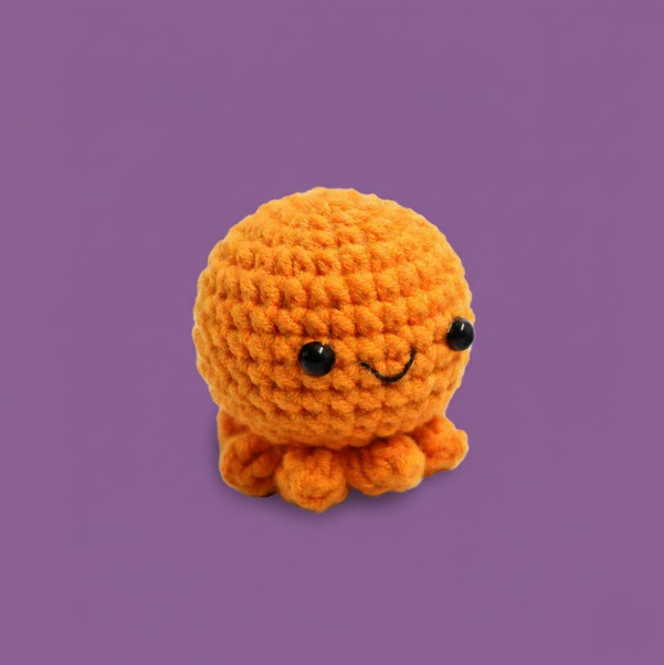 Kit crochet | Poulpe amigurumi | Kit DIY débutant | MyPeluchic