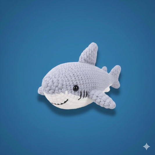 Kit crochet | Requin amigurumi | Kit DIY débutant | MyPeluchic