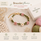 Kit crochet débutant bracelet Fleuri | Cadeau créatif DIY | MyPeluchic