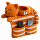 Kit crochet organiseur de canapé chat | Rangement DIY | MyPeluchic